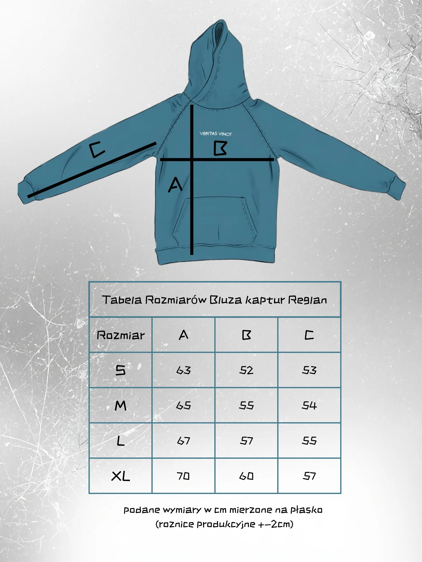 Bluza z kapturem typu reglan - obrazek 12